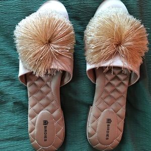 Never worn, cream, Pom Pom Birdies